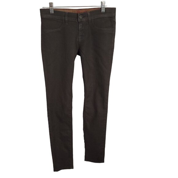 J Brand Denim - J Brand Womens Size 26 Jeans Pants Leggings Skinny Stretch Coated 901596 Mocha